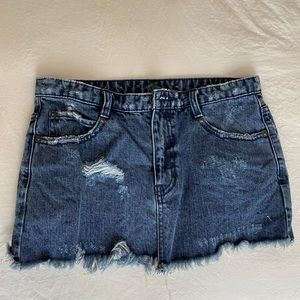 Free People Denim Skirt
